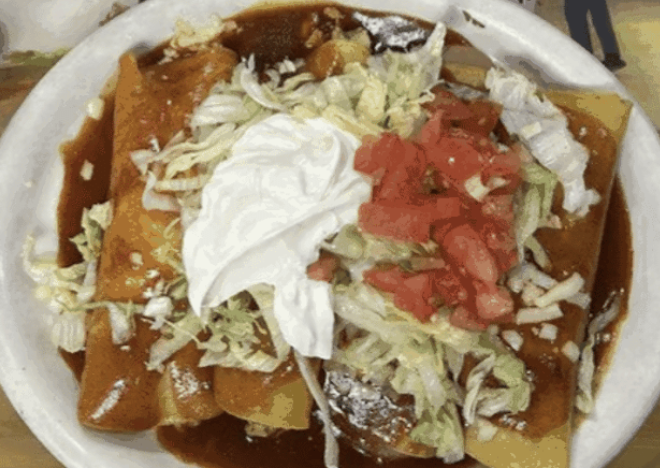 Taqueria Mexico signature dishes TamalesEnchiladasBurrito